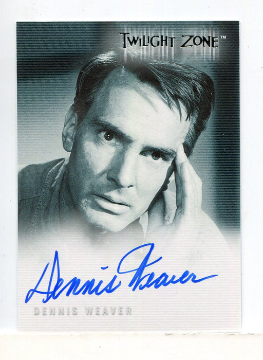 Twilight Zone 2 The Next Dimension Dennis Weaver Autograph Card A-36 - TvMovieCards.com