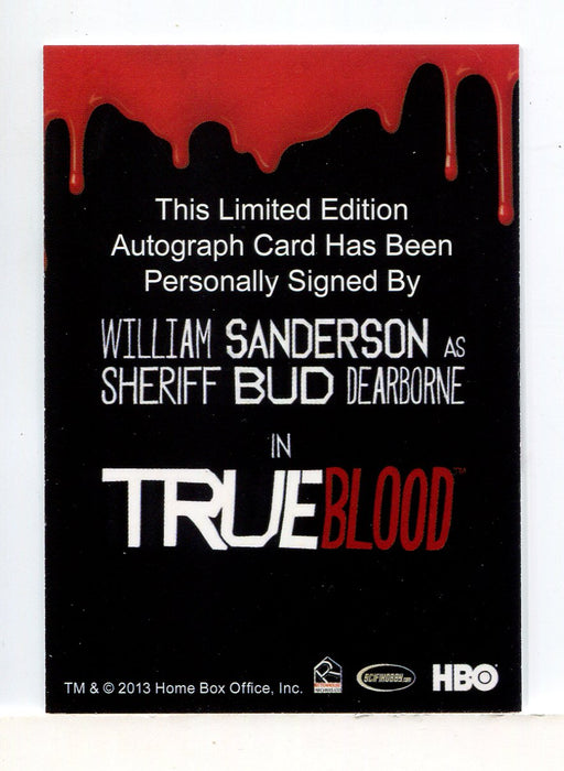True Blood Season 6 William Sanderson Autograph Card - TvMovieCards.com