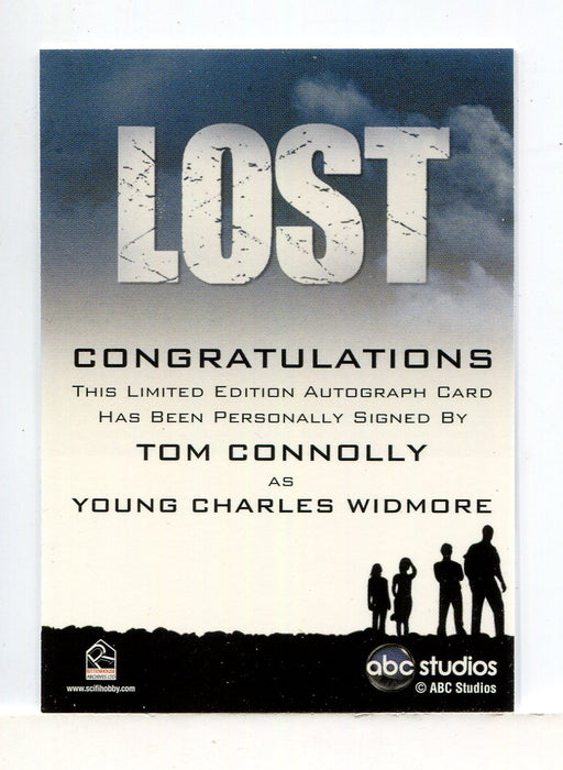 Lost Seasons 1-5 Tom Connolly as Young Charles Widmore Autograph Card - TvMovieCards.com