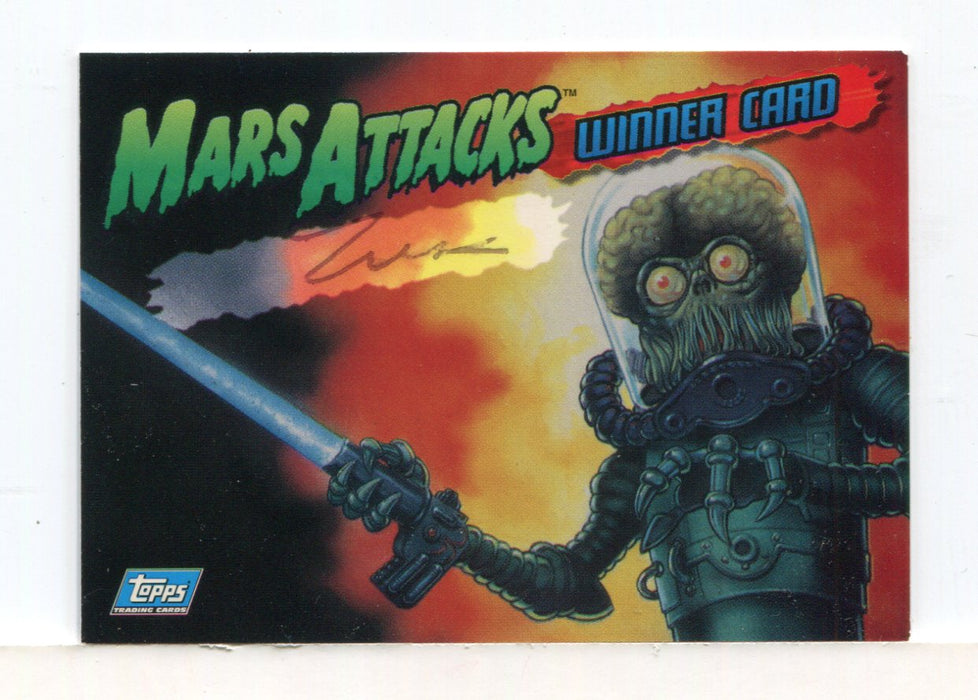 Mars Attacks Archives 1994 Winner Certificate of Authenticity Card - TvMovieCards.com