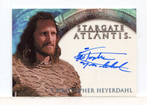 Stargate Atlantis Season One Christopher Heyerdahl Autograph Card - TvMovieCards.com