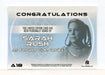 Battlestar Galactica Colonial Warriors Sarah Rush Autograph Card A18 - TvMovieCards.com