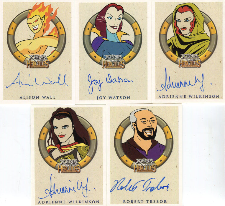 Xena & Hercules Animated Adventures Autograph Card Set 31 Cards - TvMovieCards.com