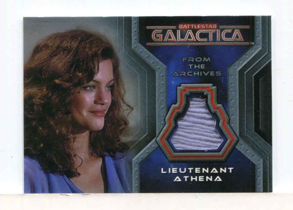 Battlestar Galactica Colonial Warriors Lieutenant Athena Costume Card CC12 - TvMovieCards.com
