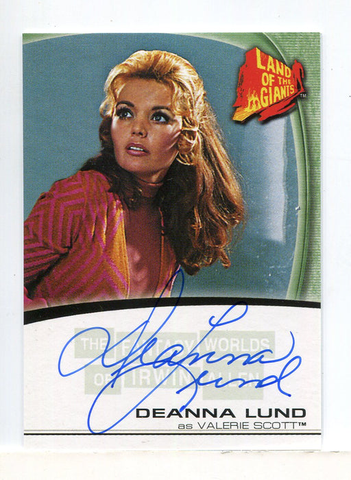 Fantasy Worlds of Irwin Allen Land of the Giants Deanna Lund Autograph Card A9 - TvMovieCards.com