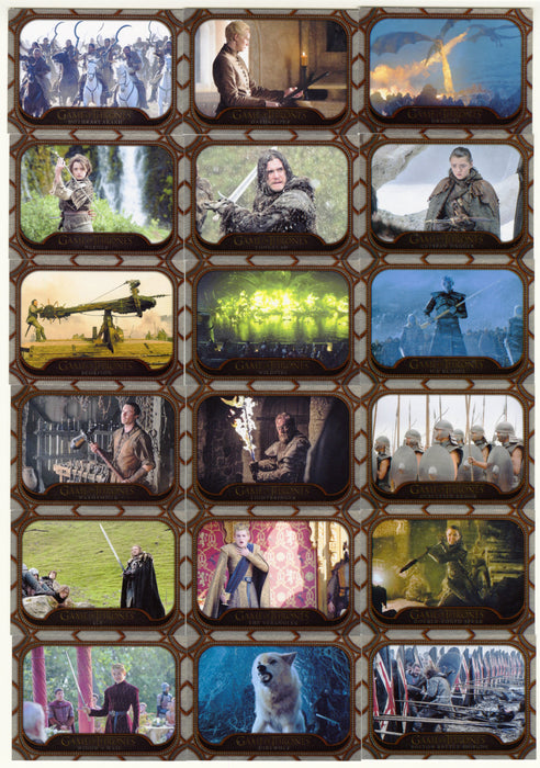 Game of Thrones Legends of the Realm Weapons of War Card Set WW1-WW26 - TvMovieCards.com
