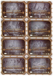 Game of Thrones Legends of the Realm Weapons of War Card Set WW1-WW26 - TvMovieCards.com