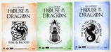 2024 House of the Dragon Season 1 House Motto Case Topper Card Set CT1 CT2 CT3 - TvMovieCards.com