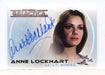 Battlestar Galactica Colonial Warriors Anne Lockhart Autograph Card A17 - TvMovieCards.com