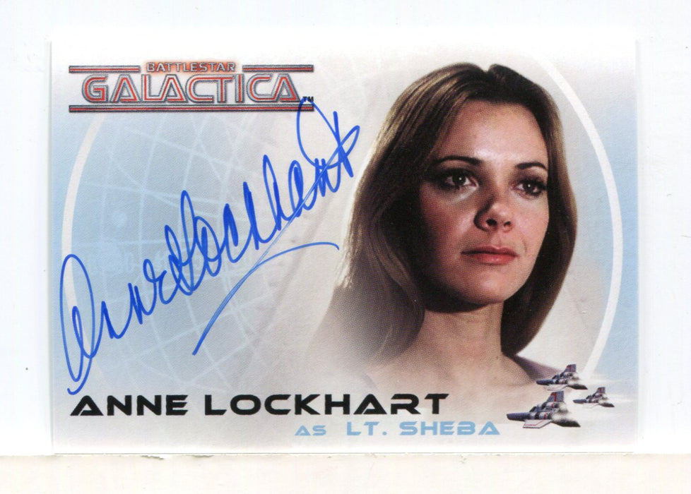 Battlestar Galactica Colonial Warriors Anne Lockhart Autograph Card A17 - TvMovieCards.com