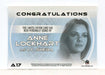 Battlestar Galactica Colonial Warriors Anne Lockhart Autograph Card A17 - TvMovieCards.com