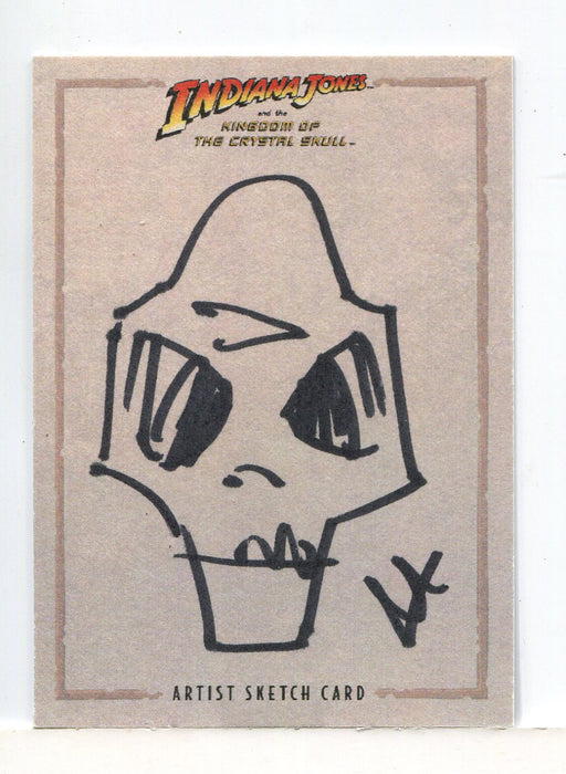 Indiana Jones Kingdom of the Crystal Skull Autographed Sketch Card - TvMovieCards.com