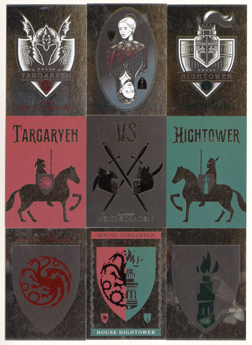 2024 House of the Dragon Season 1 House Rivals Chase Card Set HR1-HR9 - TvMovieCards.com