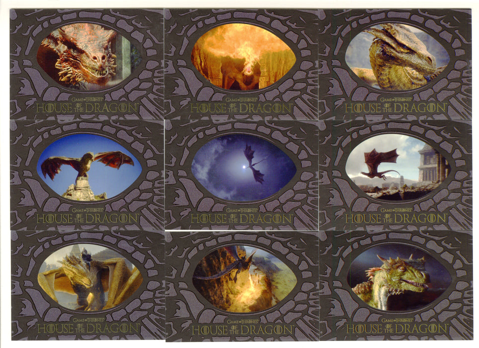 2024 House of the Dragon Season 1 The Dragons Chase Card Set D1-D9 - TvMovieCards.com