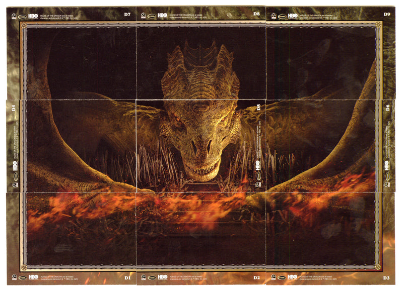 2024 House of the Dragon Season 1 The Dragons Chase Card Set D1-D9 - TvMovieCards.com