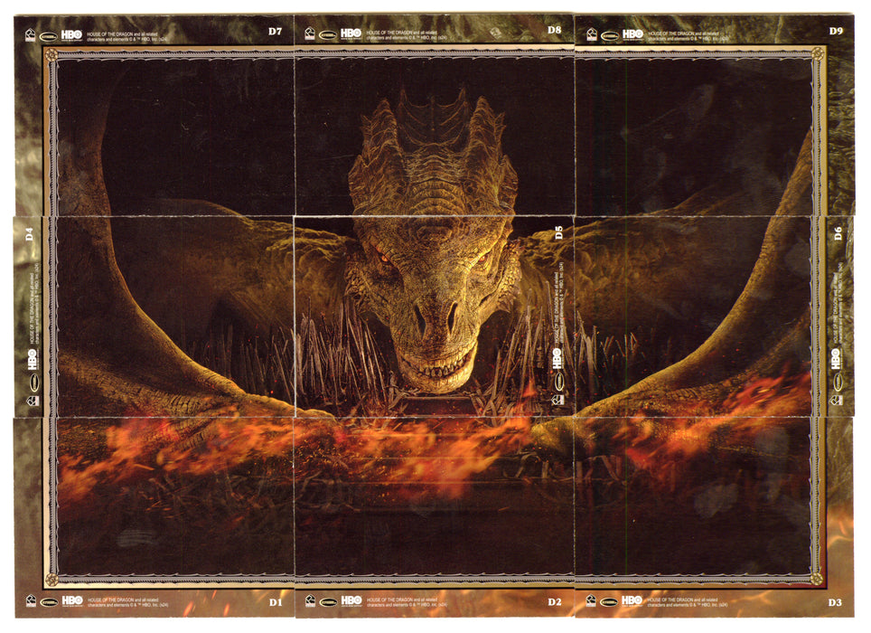 2024 House of the Dragon Season 1 The Dragons Chase Card Set D1-D9 - TvMovieCards.com