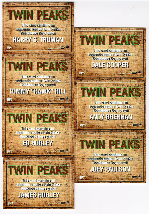 2025 Twin Peaks Log Lady Chronicles Bookhouse Boys Patch Card Set BP1-BP7 - TvMovieCards.com
