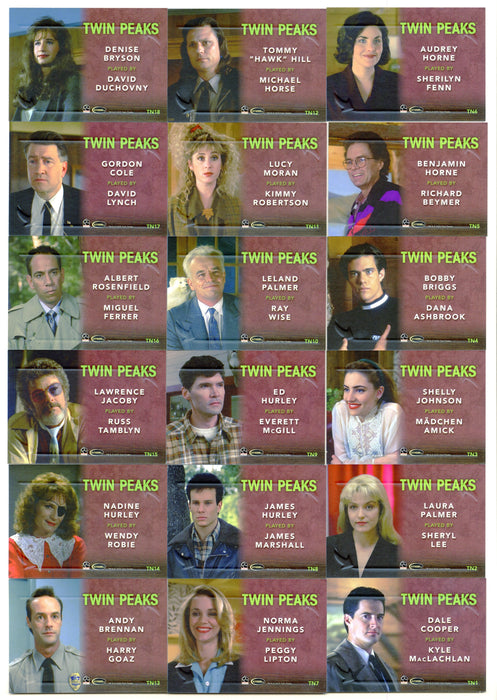 2025 Twin Peaks Log Lady Chronicles Now and Then Card Set TN1-TN18 - TvMovieCards.com