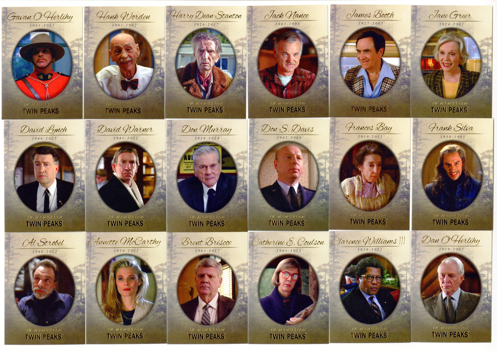 2025 Twin Peaks Log Lady Chronicles In Memoriam Card Set M1-M36 - TvMovieCards.com