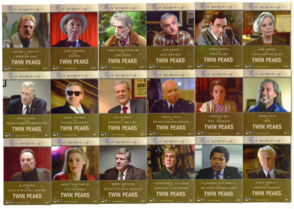 2025 Twin Peaks Log Lady Chronicles In Memoriam Card Set M1-M36 - TvMovieCards.com