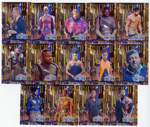 2018 Black Panther Wakanda Forever Complete 14 Card Chase Set WF1 - WF14 - TvMovieCards.com