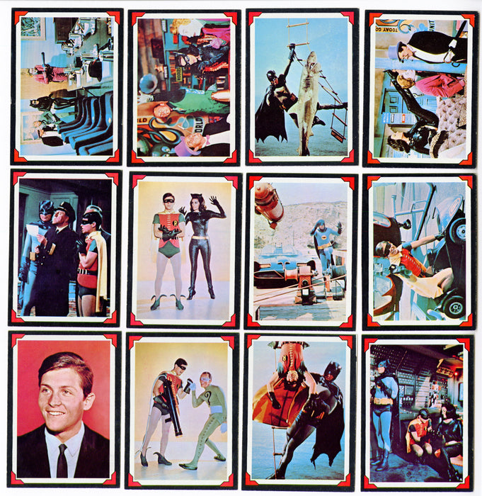 1966 Batman Riddler Back Complete Trading Card Set 38/38 & Decoder EX Topps - TvMovieCards.com