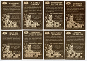 1966 Batman Riddler Back Complete Trading Card Set 38/38 & Decoder EX Topps - TvMovieCards.com