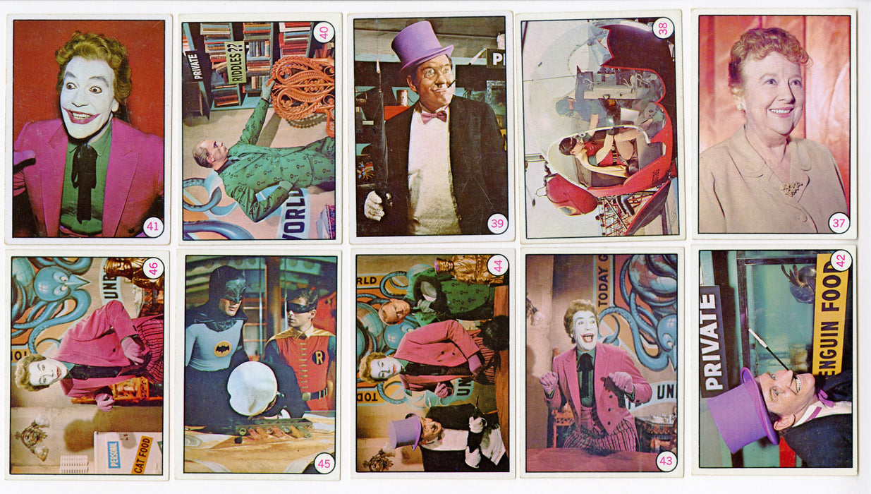 Batman Bat Laffs Complete Vintage Trading Card Set 55 Cards Topps 1966 - TvMovieCards.com