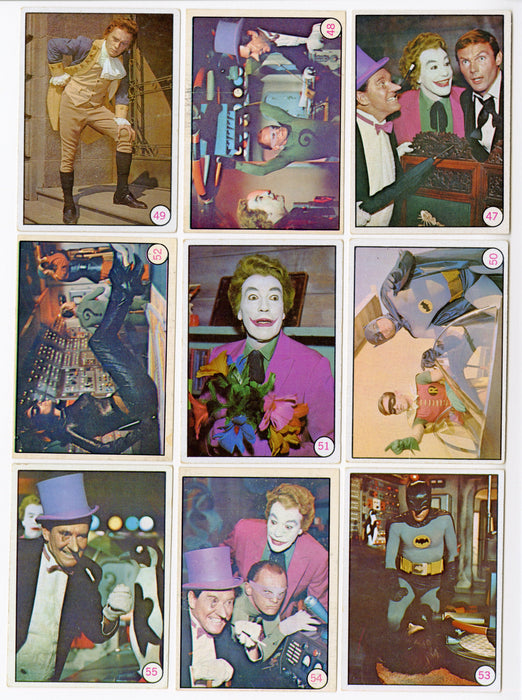 Batman Bat Laffs Complete Vintage Trading Card Set 55 Cards Topps 1966 - TvMovieCards.com
