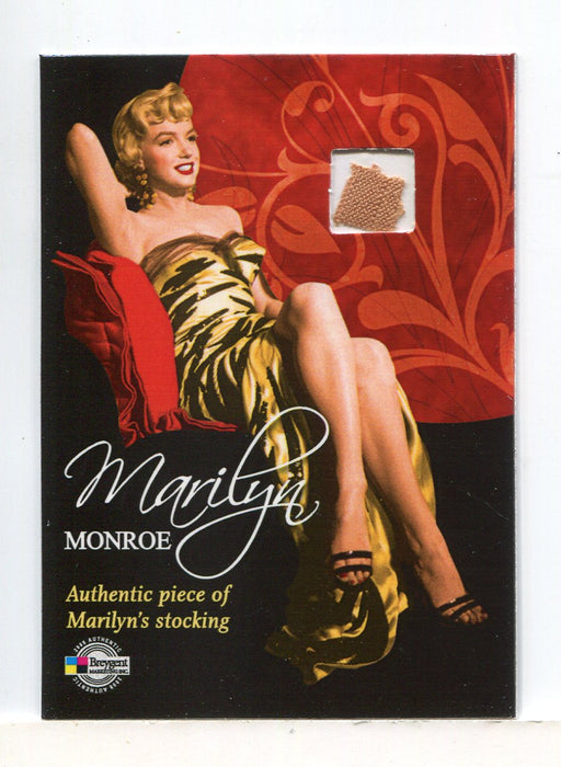 Marilyn Monroe Shaw Family Archive Marilyn's Stockings Costume Card ME2 - TvMovieCards.com