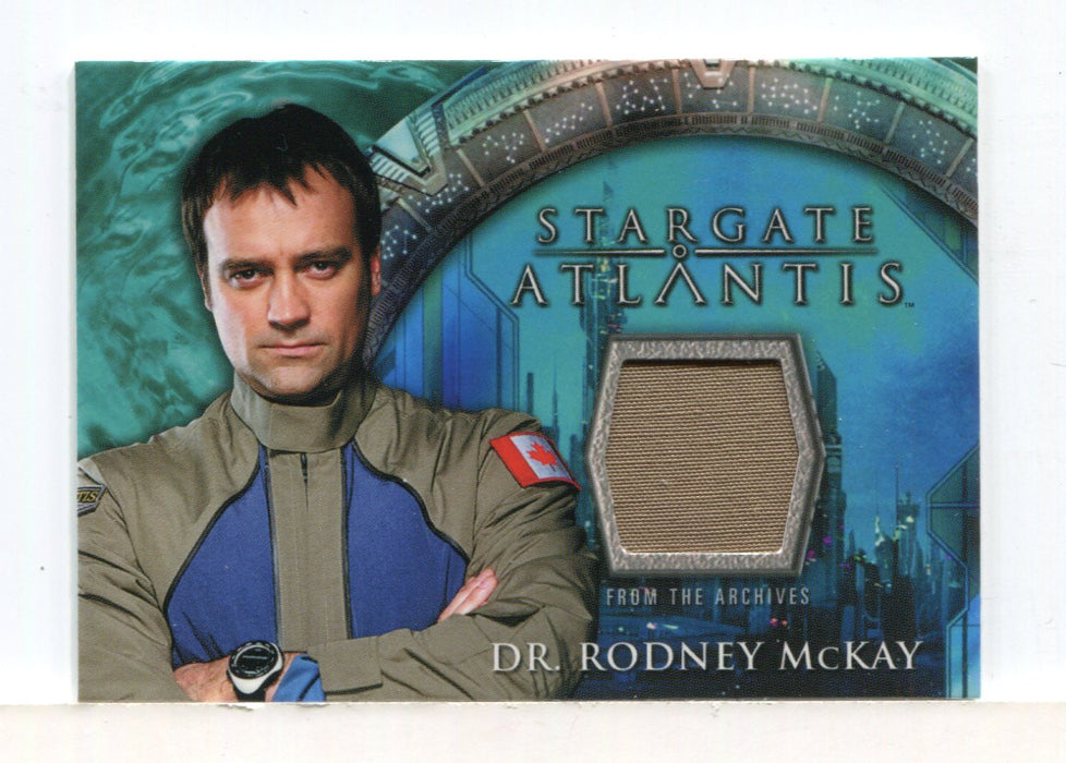 Stargate Atlantis Season One Dr. Rodney McKay Costume Card - TvMovieCards.com