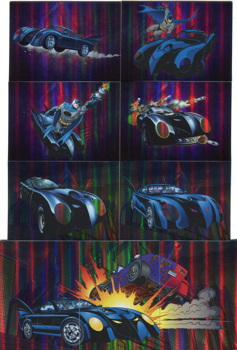 DC Comics Batman: The Legend Batmobile Foil Chase Card Set BM1 - BM9 - TvMovieCards.com