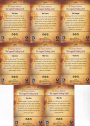 DC Comics Batman: The Legend Circus of Villains Posters Chase Card Set CP1 - CP8 - TvMovieCards.com