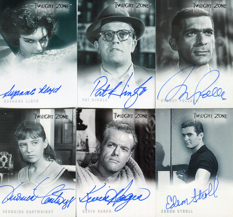 Twilight Zone Autograph Card Lot 6 Autograph Cards Rittenhouse