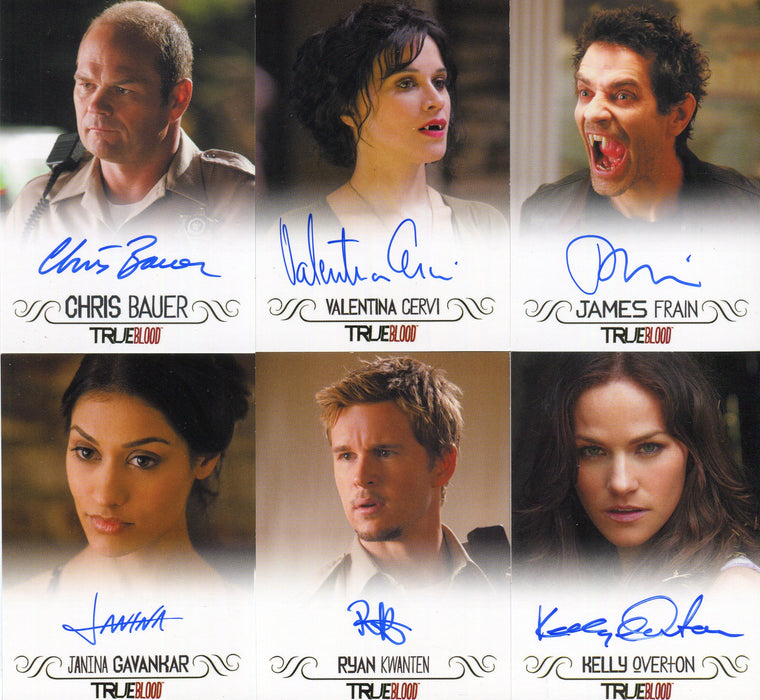 True Blood Archives Autograph Card Lot 10 Cards Rittenhouse 2013