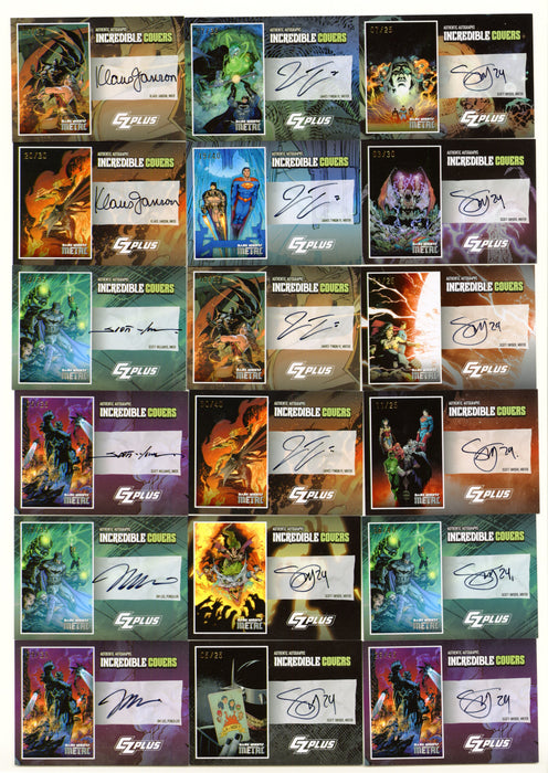 2024 CZX Dark Nights Metal (40) Single Autograph Card Set Cryptozoic Jim Lee