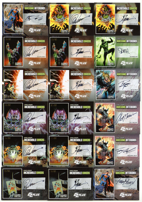 2024 CZX Dark Nights Metal (40) Single Autograph Card Set Cryptozoic Jim Lee