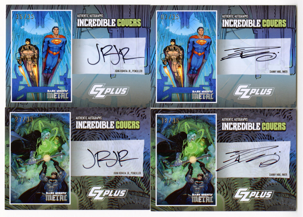2024 CZX Dark Nights Metal (40) Single Autograph Card Set Cryptozoic Jim Lee