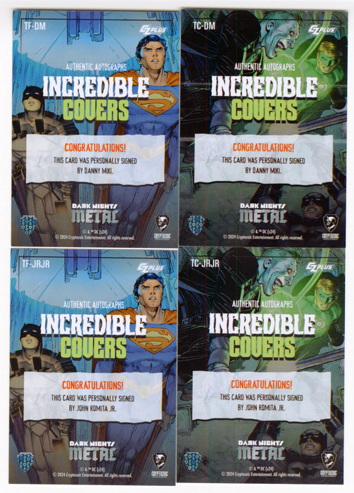 2024 CZX Dark Nights Metal (40) Single Autograph Card Set Cryptozoic Jim Lee