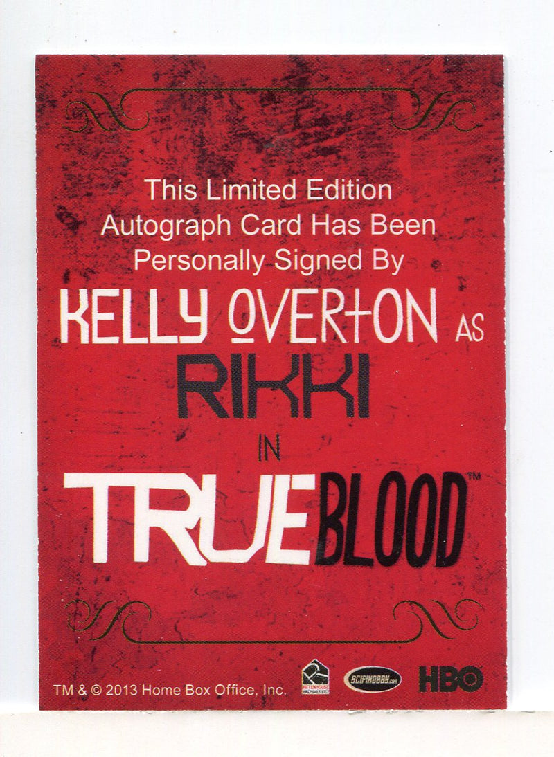 True Blood Archives Autograph Card Kelly Overton as Rikki - TvMovieCards.com