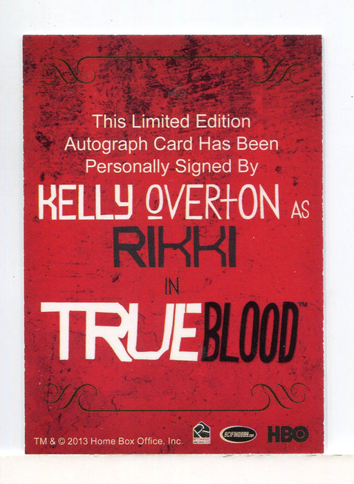 True Blood Archives Autograph Card Kelly Overton as Rikki - TvMovieCards.com