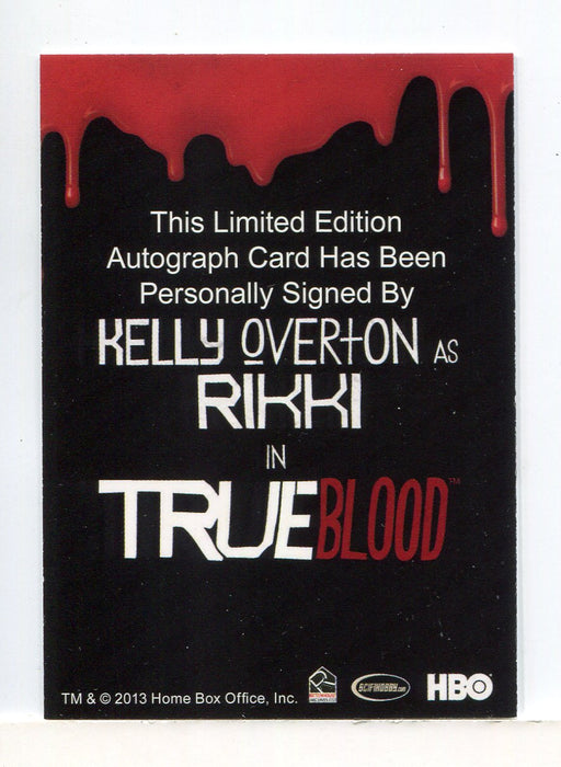 True Blood Season 6 Kelly Overton Autograph Card