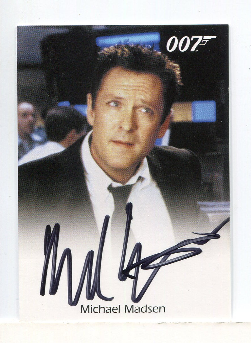 James Bond Mission Logs Michael Madsen as Damian Falco Autograph Card - TvMovieCards.com
