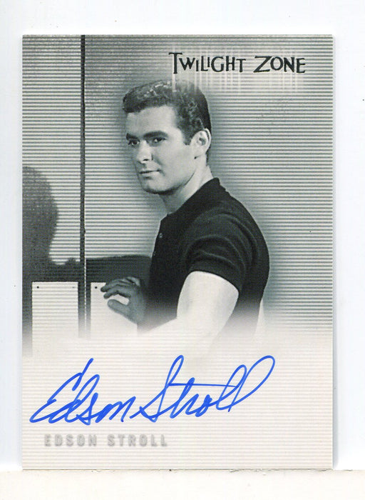 Twilight Zone 4 Science and Superstition Edson Stroll Autograph Card A-97