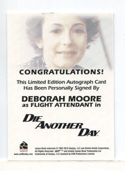 James Bond Archives Final Edition 2017 Deborah Moore Autograph Card - TvMovieCards.com