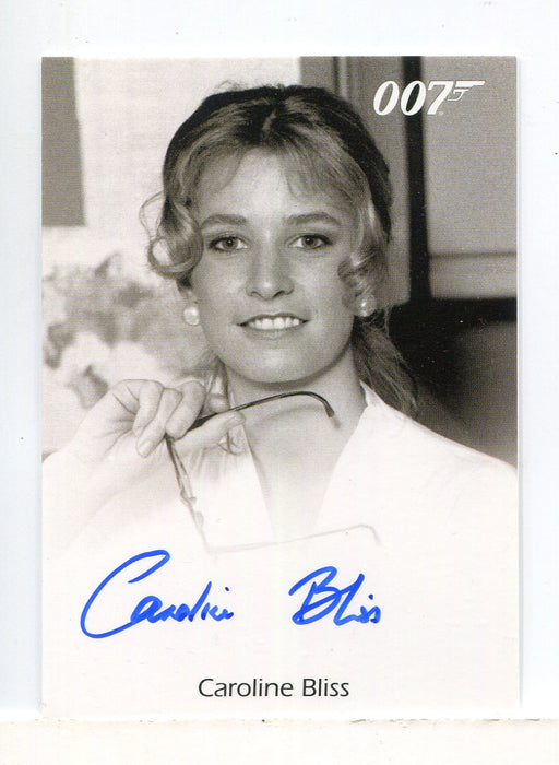 James Bond Archives Final Edition 2017 Caroline Bliss Autograph Card