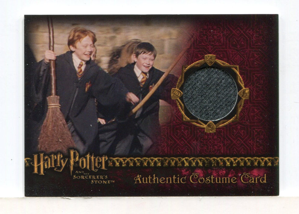 Harry Potter Sorcerer's Stone Male Hogwarts Students Costume Card HP #571/750