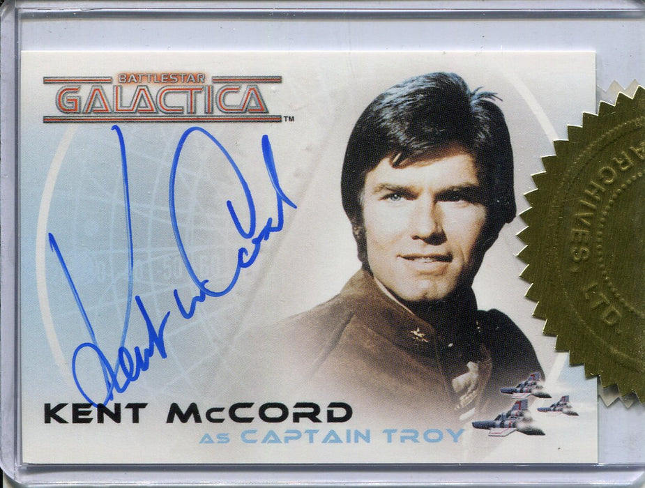 Battlestar Galactica Complete Kent McCord Incentive Autograph Card CIA1