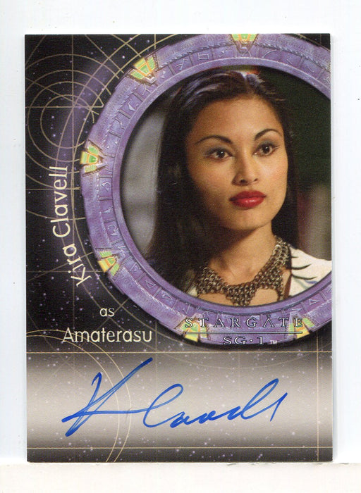 Stargate SG-1 Season Nine Kira Clavell Autograph Card A80