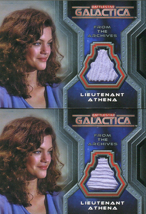 Battlestar Galactica Colonial Warriors Lt. Athena Costume Card Variants CC12